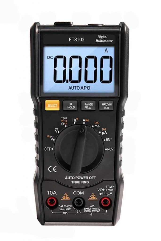 ET8102 Auto-ranging Multimeter