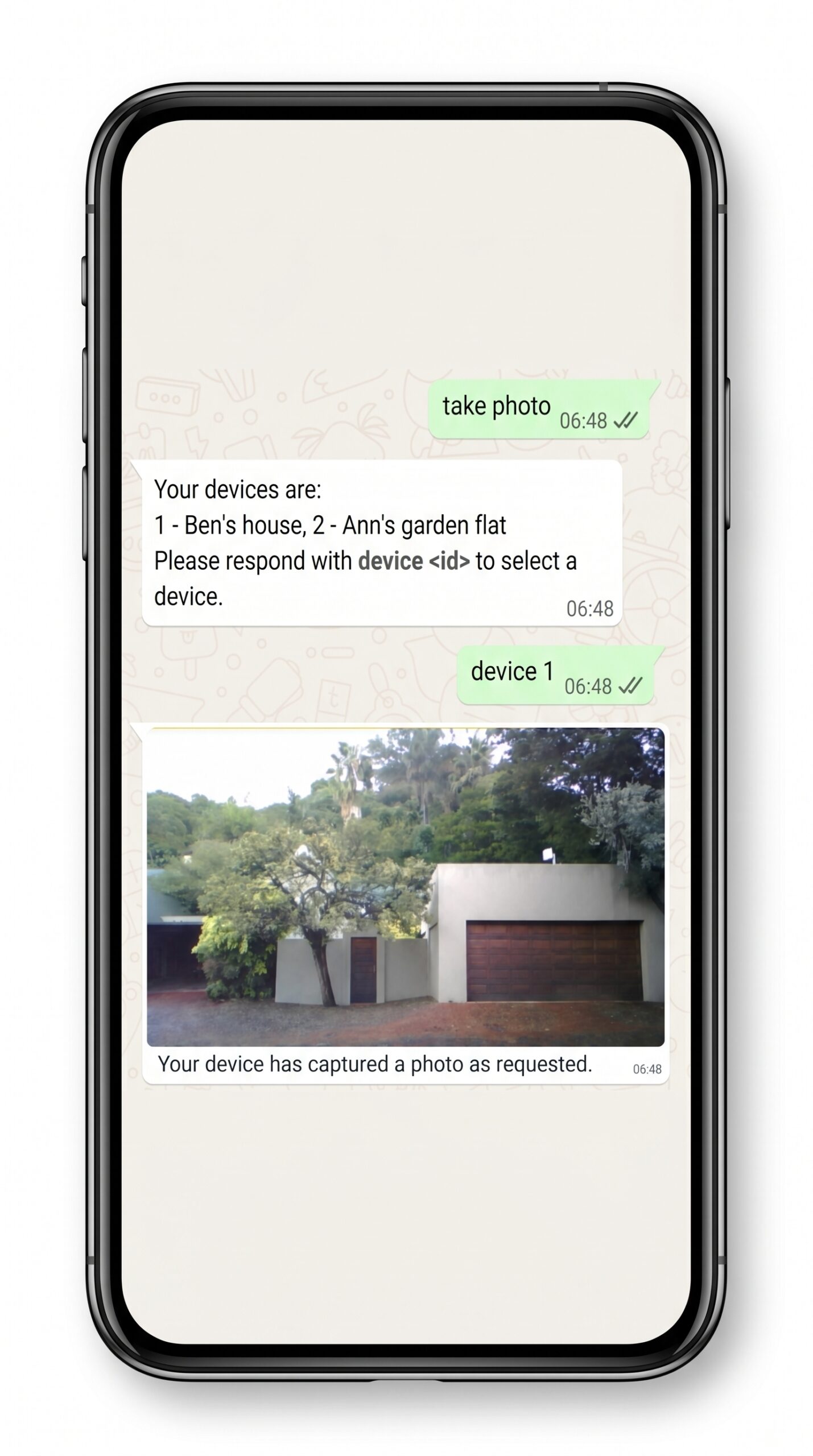 EnterX Smart Intercom_photo of Gate via WhatsApp